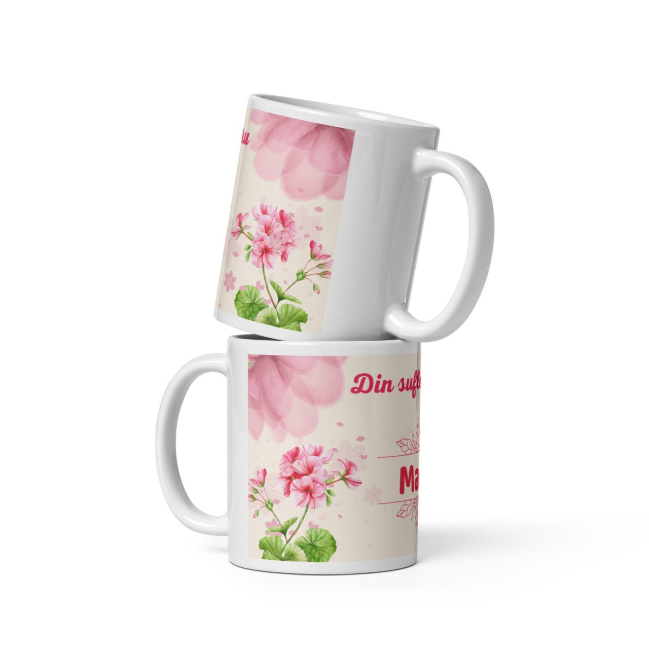 Cana ceramica cu mesaj pentru persoane speciale , Un dar cu semnificatie , 330 ml