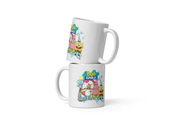 Cana ceramica cu prieteni veseli din adancuri , Cadou special , 330 ml