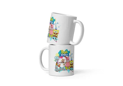 Cana ceramica cu prieteni veseli din adancuri , Cadou special , 330 ml