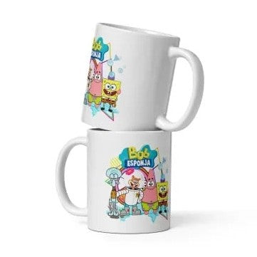 Cana ceramica cu prieteni veseli din adancuri , Cadou special , 330 ml