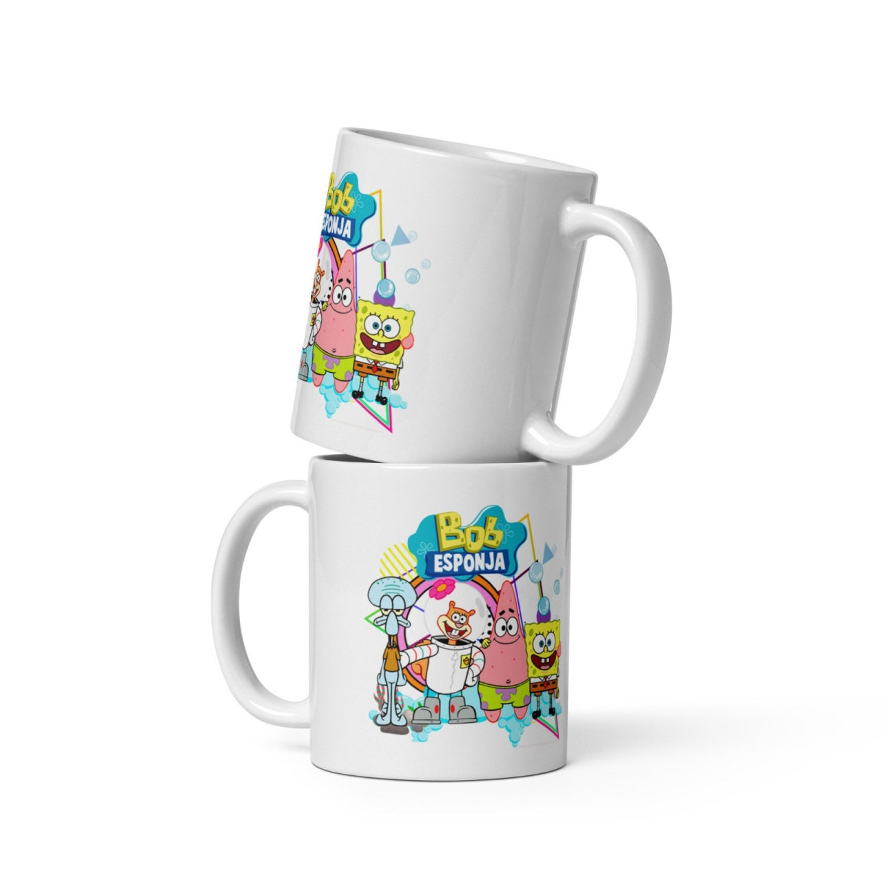 Cana ceramica cu prieteni veseli din adancuri , Cadou special , 330 ml