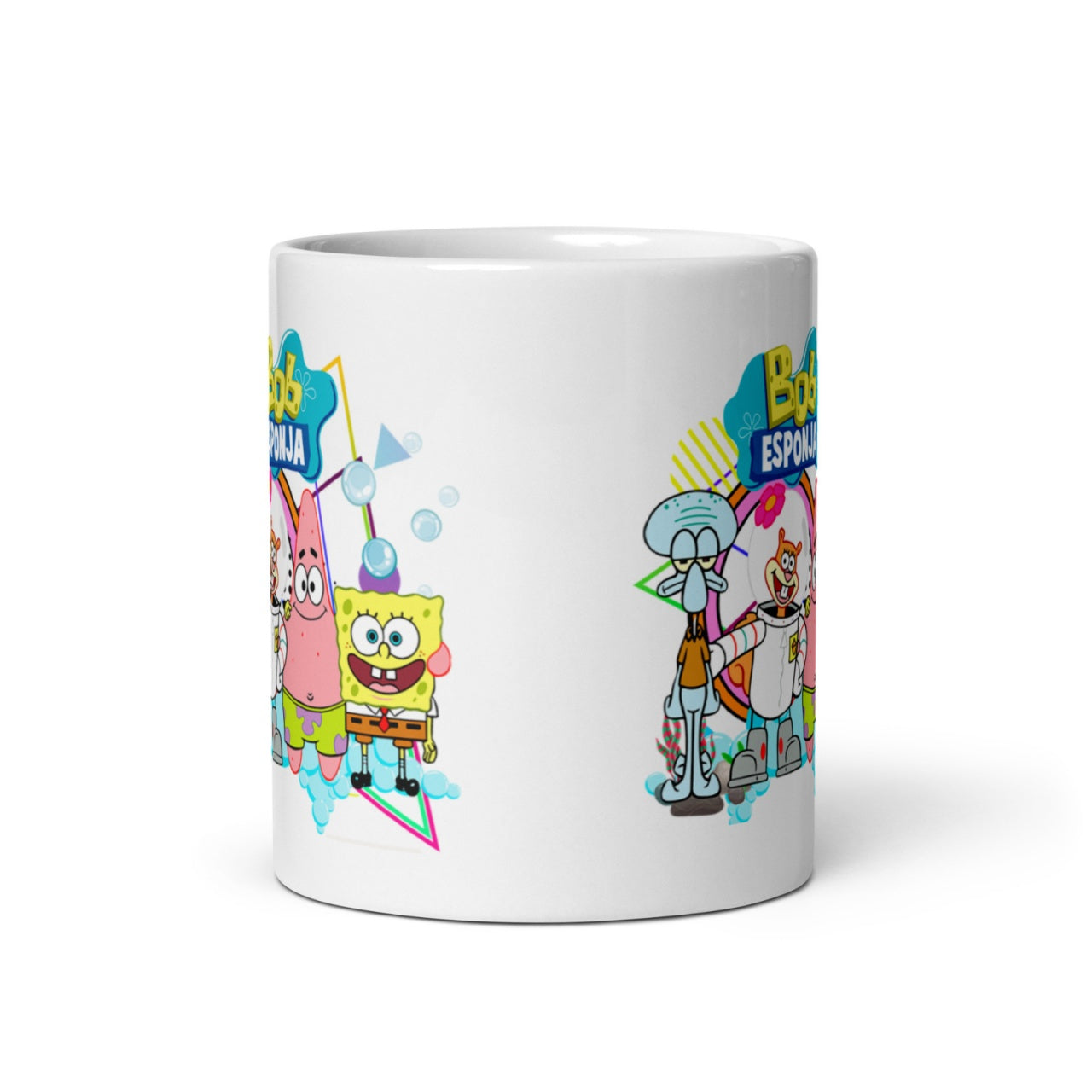 Cana ceramica cu prieteni veseli din adancuri , Cadou special , 330 ml