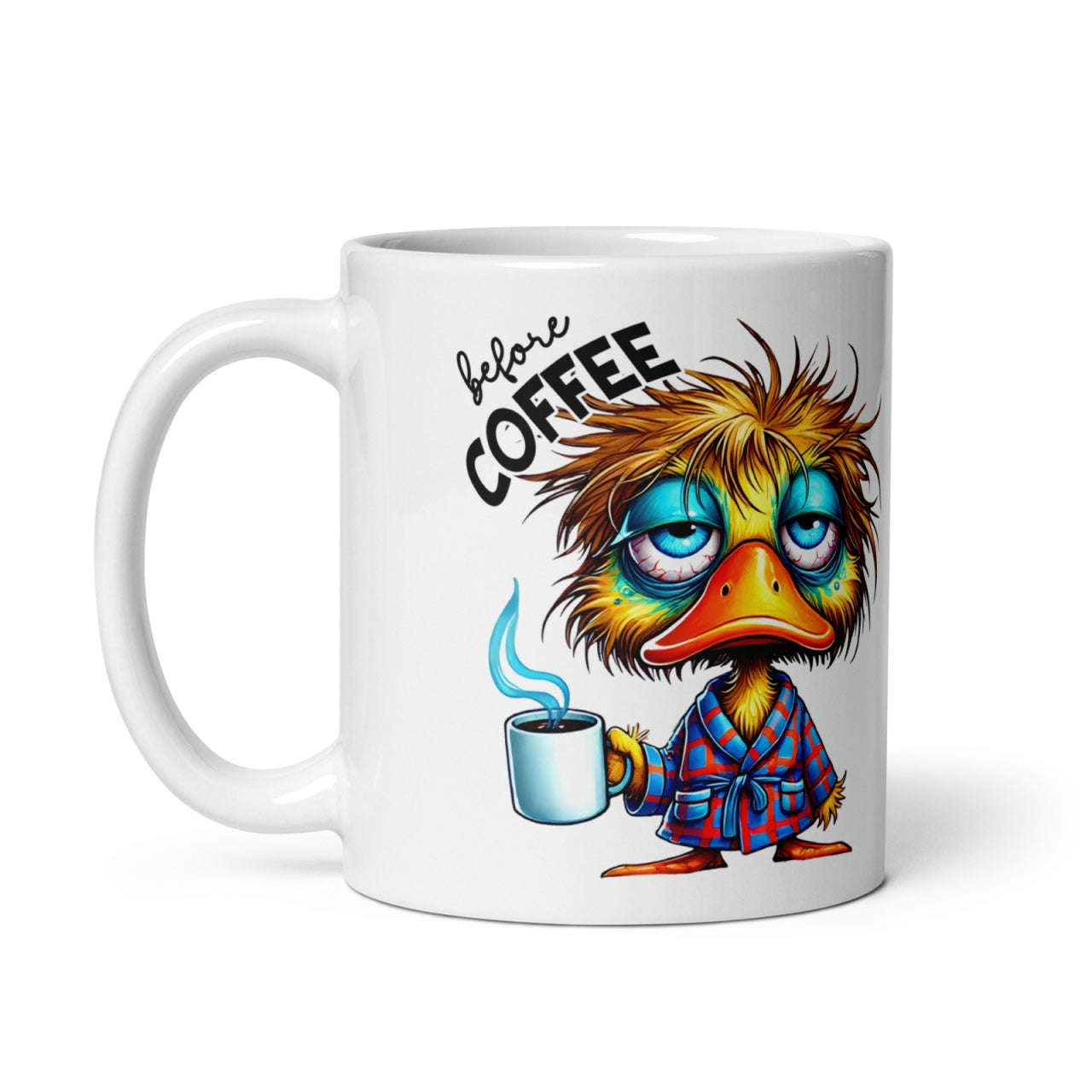 Cana cu Doua Fete, 330 ml, ceramica , Starea sincera dinainte si de dupa cafea,