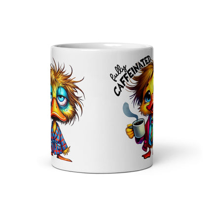 Cana cu Doua Fete, 330 ml, ceramica , Starea sincera dinainte si de dupa cafea,