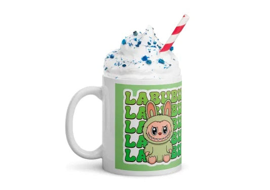 Cana Labubu 330 ml, ceramica , Design adorabil, perfecta pentru revanzare