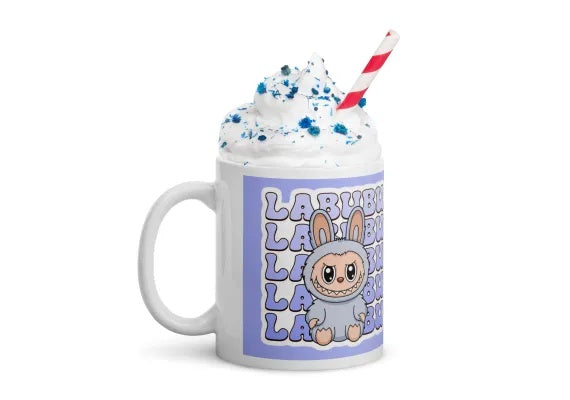 Cana Labubu 330 ml, ceramica , Design adorabil, perfecta pentru revanzare,
