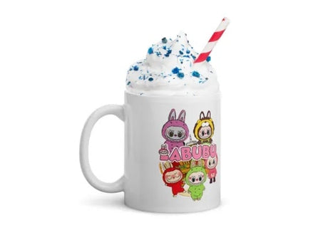 Cana Labubu 330 ml, ceramica , Design adorabil, perfecta pentru revanzare,