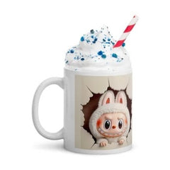 Cana Labubu 330 ml, ceramica , Design adorabil, perfecta pentru revanzare,
