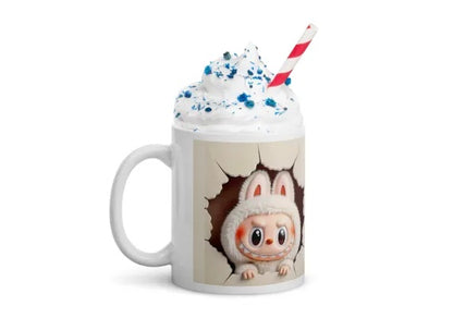 Cana Labubu 330 ml, ceramica , Design adorabil, perfecta pentru revanzare,