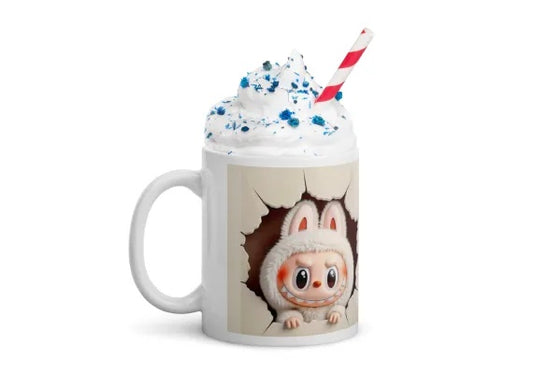 Cana Labubu 330 ml, ceramica , Design adorabil, perfecta pentru revanzare,