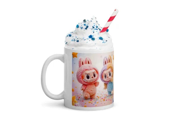 Cana Labubu 330 ml, ceramica , Design adorabil, perfecta pentru revanzare,