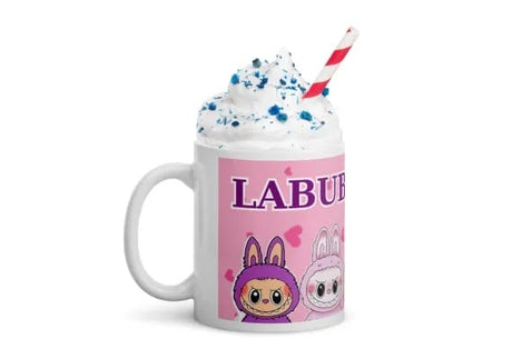 Cana Labubu 330 ml, ceramica , Design adorabil, perfecta pentru revanzare,