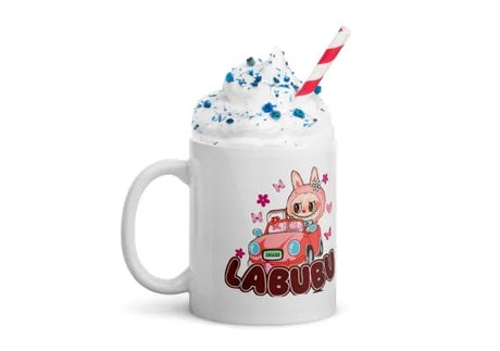 Cana Labubu 330 ml, ceramica , Design adorabil, perfecta pentru revanzare,