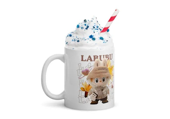Cana Labubu 330 ml, ceramica , Design adorabil, perfecta pentru revanzare,