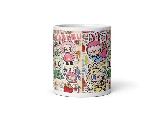 Cana Labubu 330 ml, ceramica , Design adorabil, perfecta pentru revanzare,