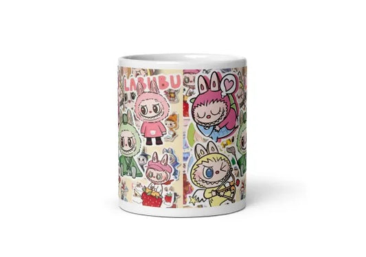 Cana Labubu 330 ml, ceramica , Design adorabil, perfecta pentru revanzare,