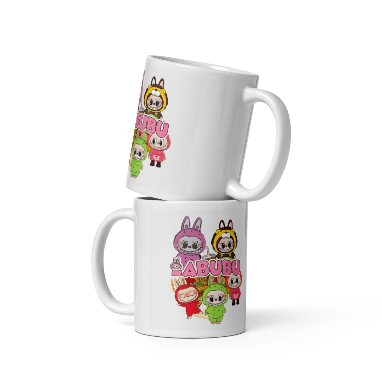 Cana Labubu 330 ml, ceramica , Design adorabil, perfecta pentru revanzare,