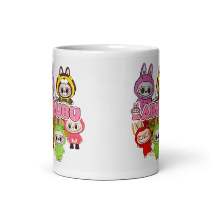 Cana Labubu 330 ml, ceramica , Design adorabil, perfecta pentru revanzare,