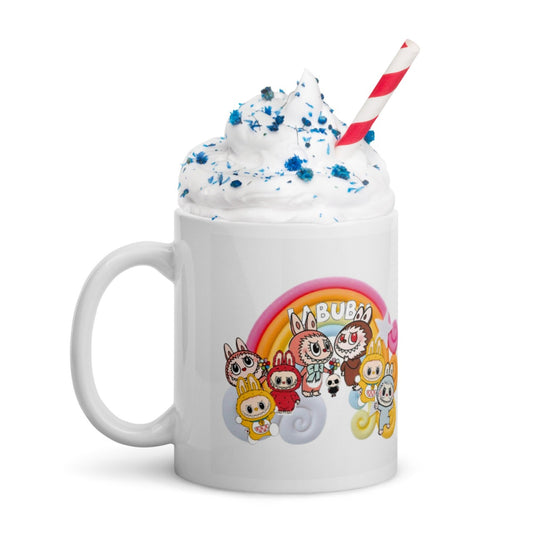 Cana Labubu 330 ml, ceramica , Design adorabil, perfecta pentru revanzare,