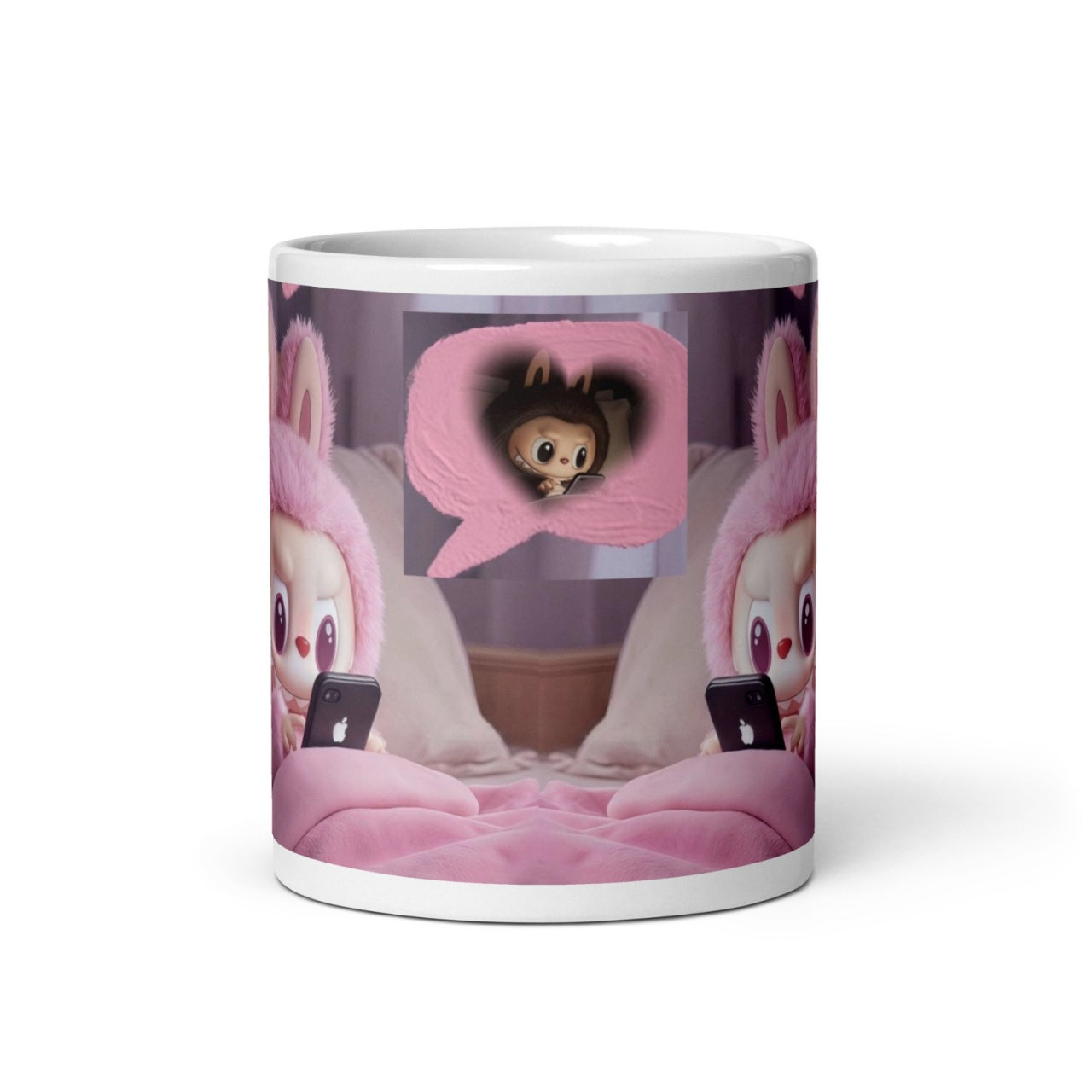 Cana Labubu 330 ml, ceramica , Design adorabil, perfecta pentru revanzare,