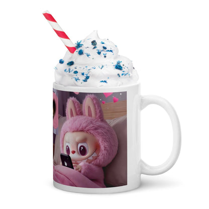 Cana Labubu 330 ml, ceramica , Design adorabil, perfecta pentru revanzare,