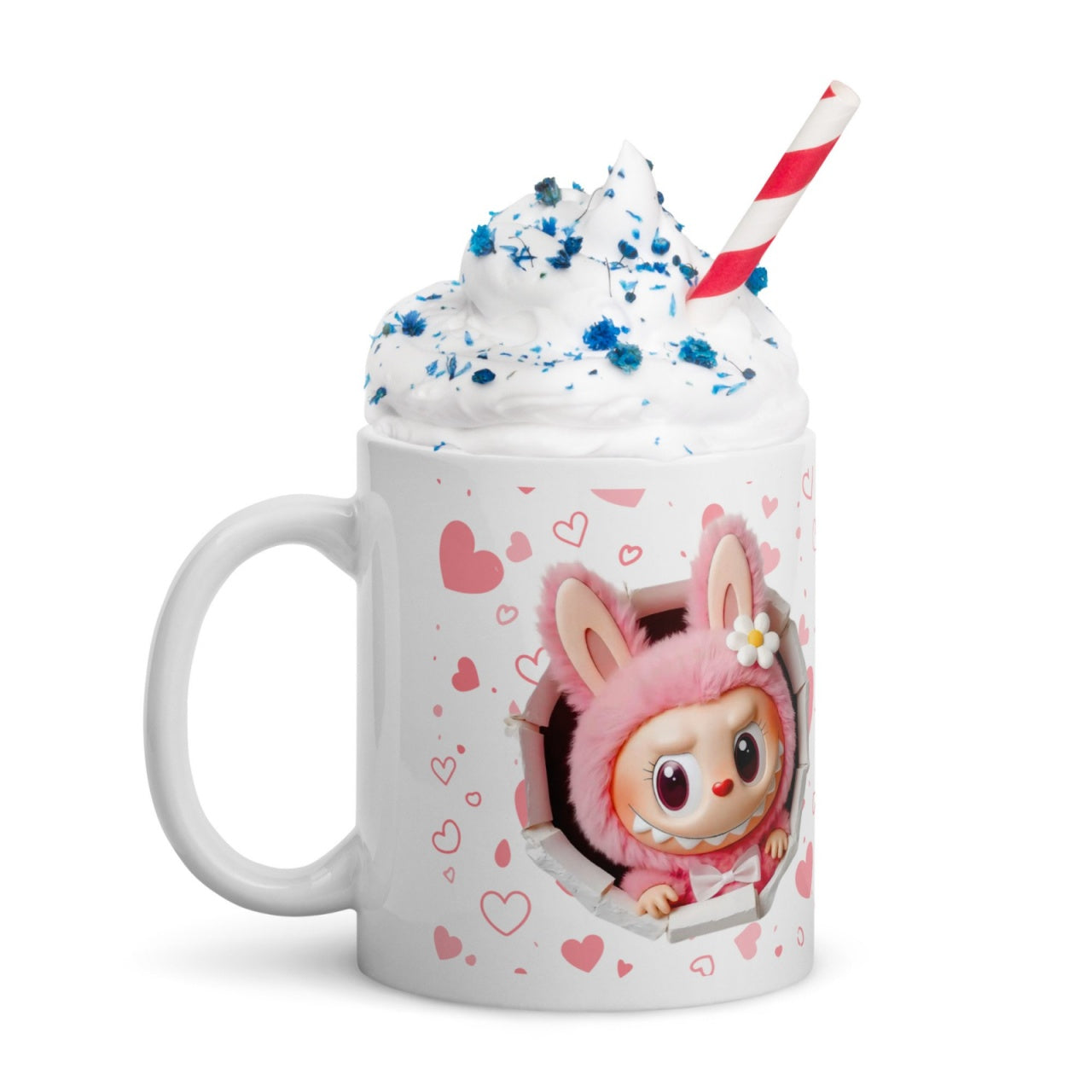 Cana Labubu 330 ml, ceramica , Design adorabil, perfecta pentru revanzare,