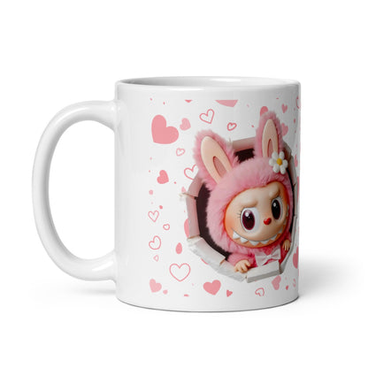 Cana Labubu 330 ml, ceramica , Design adorabil, perfecta pentru revanzare,