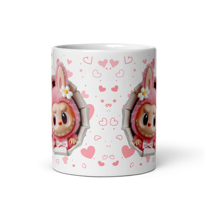 Cana Labubu 330 ml, ceramica , Design adorabil, perfecta pentru revanzare,