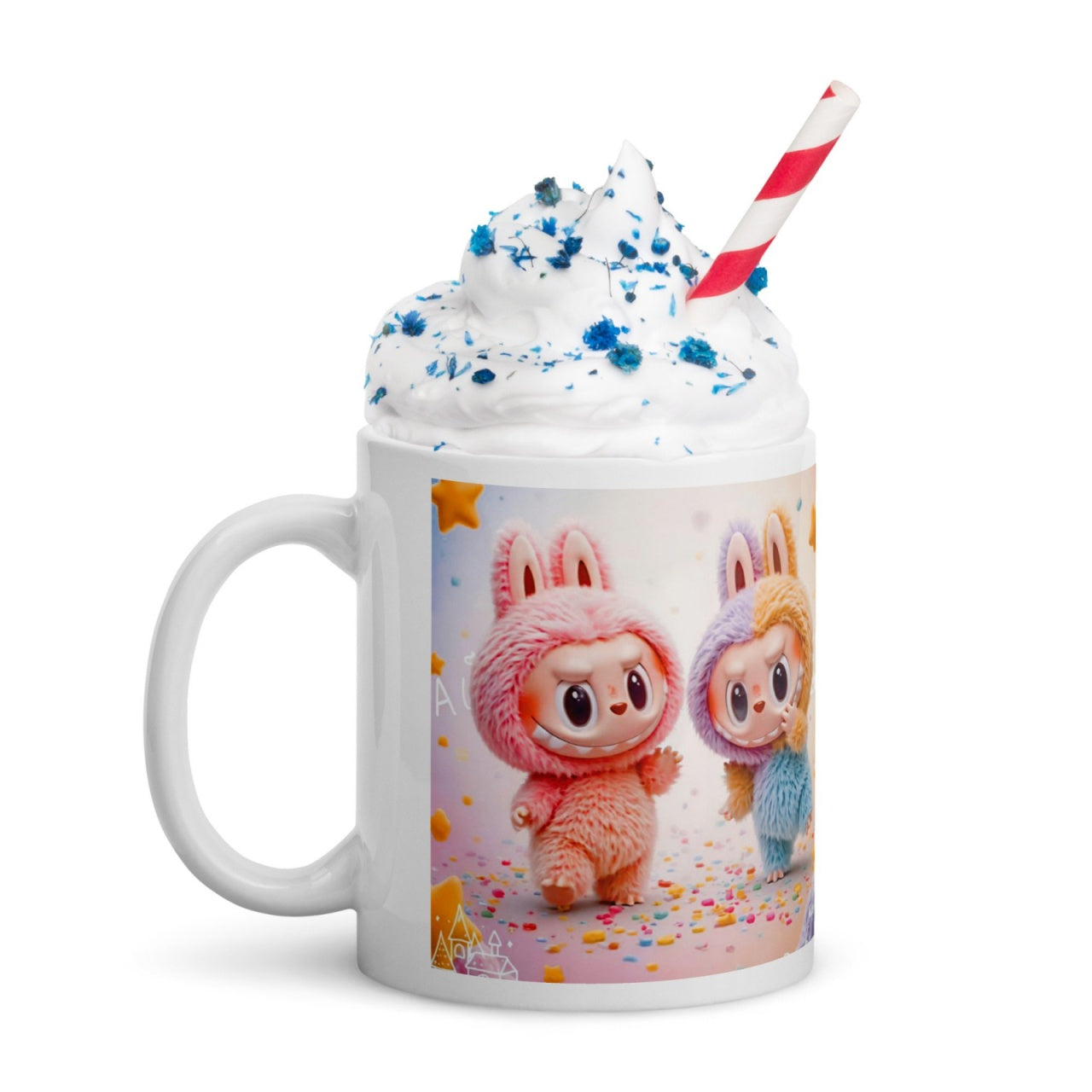 Cana Labubu 330 ml, ceramica , Design adorabil, perfecta pentru revanzare,