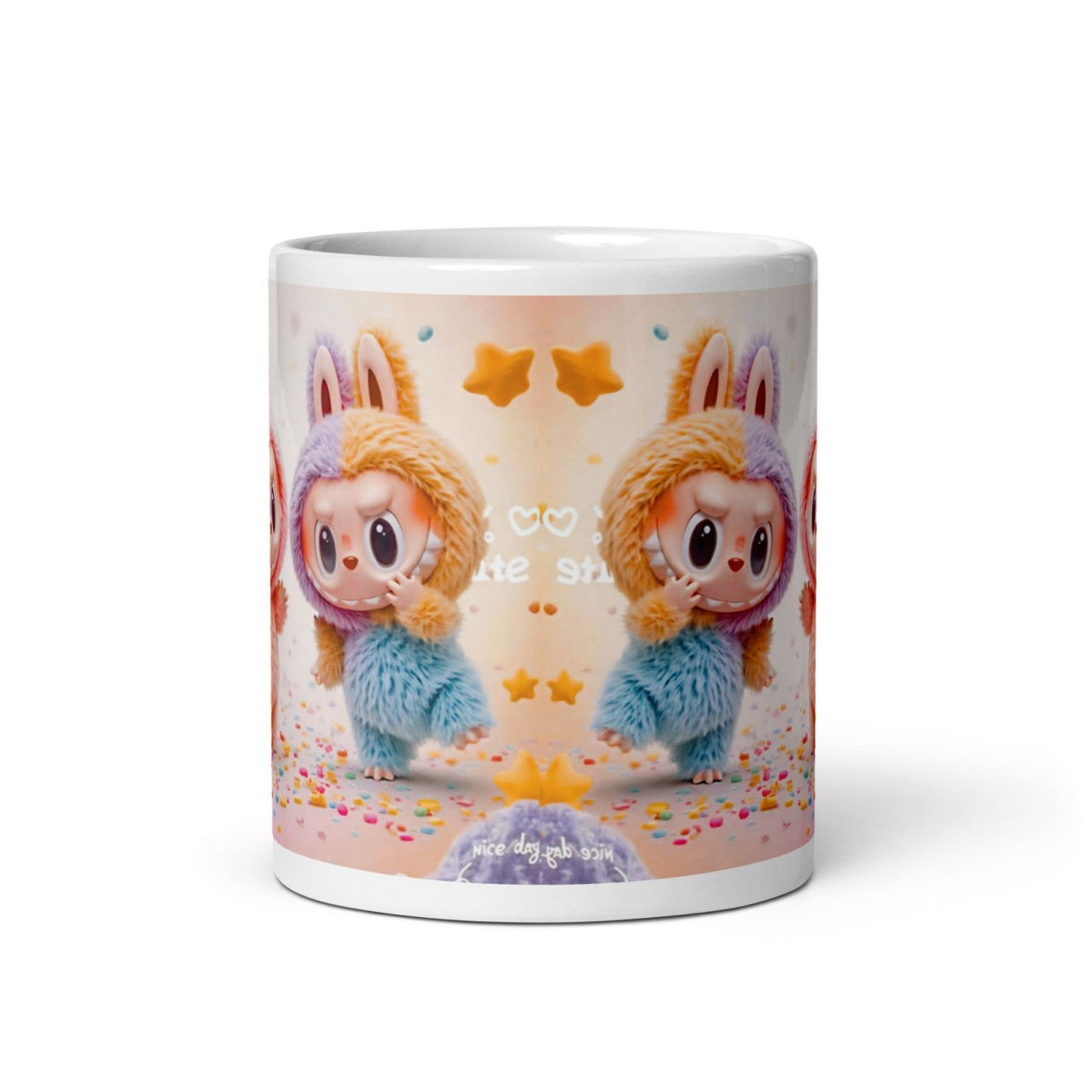 Cana Labubu 330 ml, ceramica , Design adorabil, perfecta pentru revanzare,