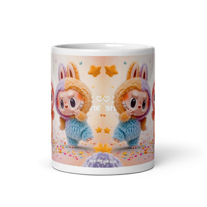Cana Labubu 330 ml, ceramica , Design adorabil, perfecta pentru revanzare,