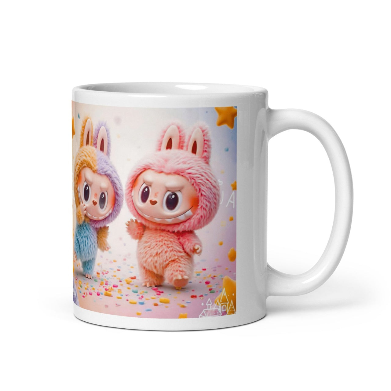 Cana Labubu 330 ml, ceramica , Design adorabil, perfecta pentru revanzare,