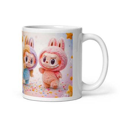 Cana Labubu 330 ml, ceramica , Design adorabil, perfecta pentru revanzare,