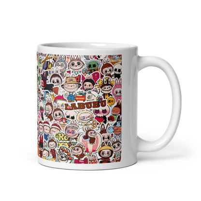 Cana Labubu 330 ml, ceramica , Design adorabil, perfecta pentru revanzare,