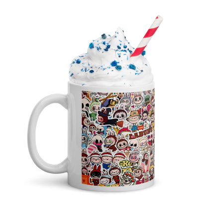 Cana Labubu 330 ml, ceramica , Design adorabil, perfecta pentru revanzare,
