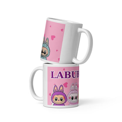 Cana Labubu 330 ml, ceramica , Design adorabil, perfecta pentru revanzare,