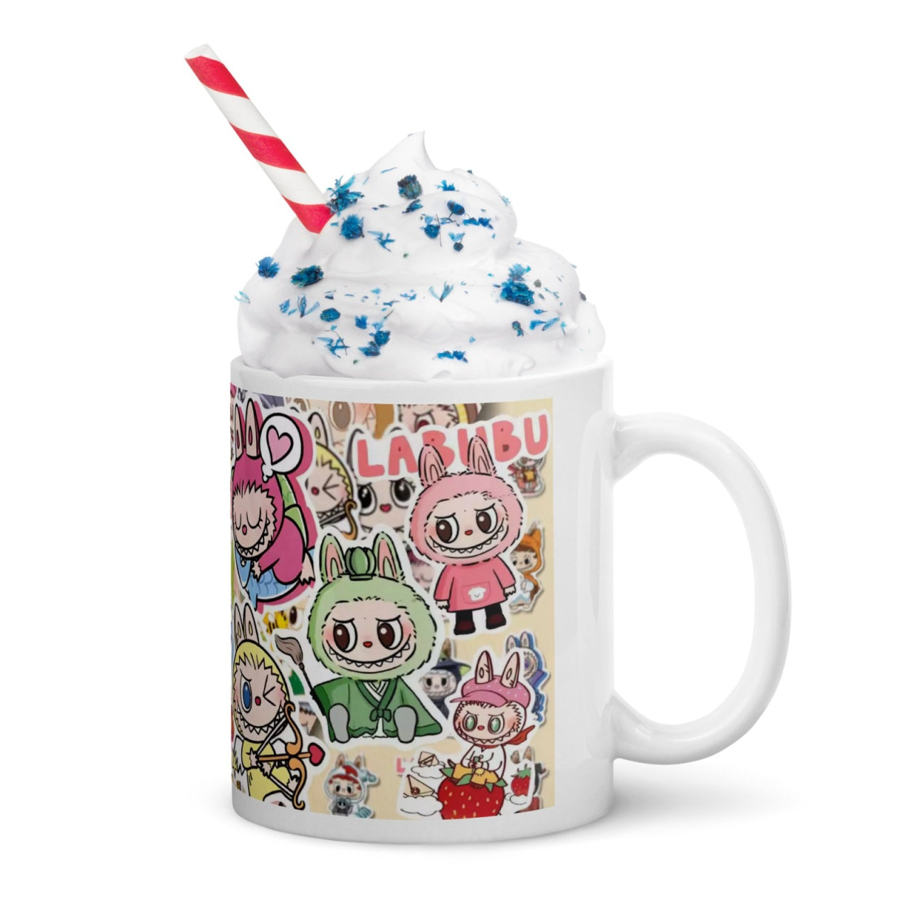 Cana Labubu 330 ml, ceramica , Design adorabil, perfecta pentru revanzare,