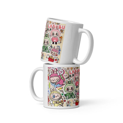 Cana Labubu 330 ml, ceramica , Design adorabil, perfecta pentru revanzare,