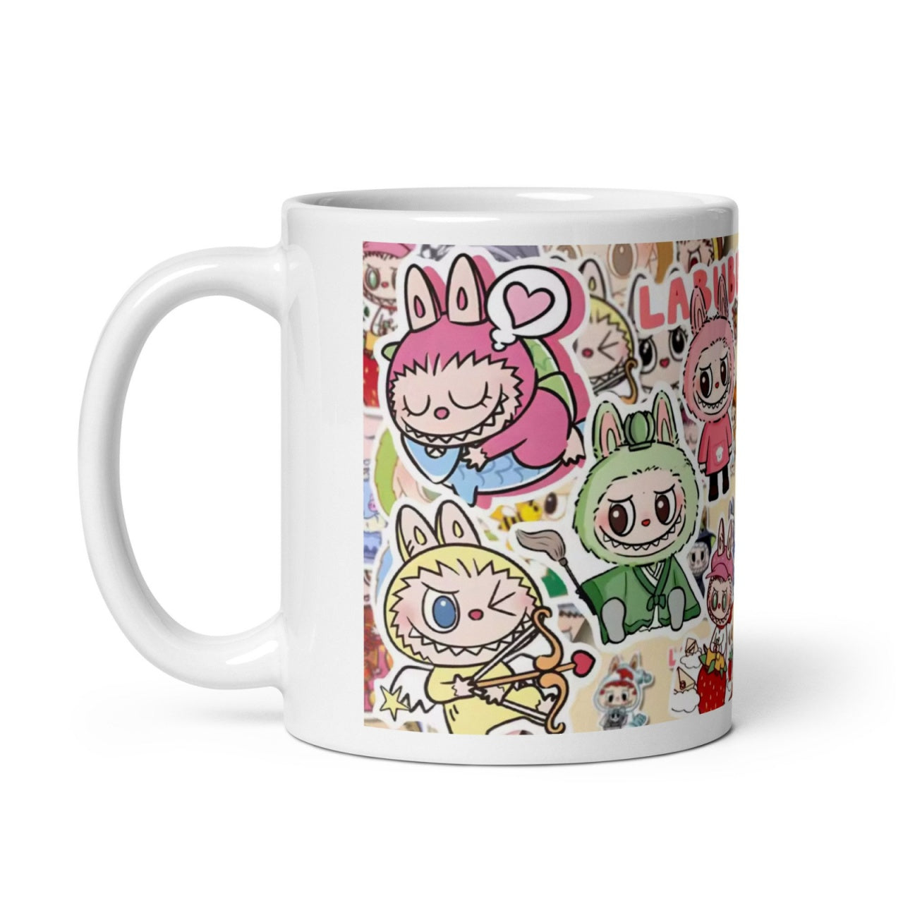 Cana Labubu 330 ml, ceramica , Design adorabil, perfecta pentru revanzare,