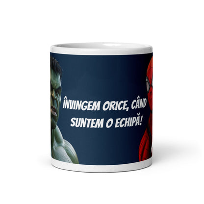Cana model cu super eroi , Cadou special , 330 ml
