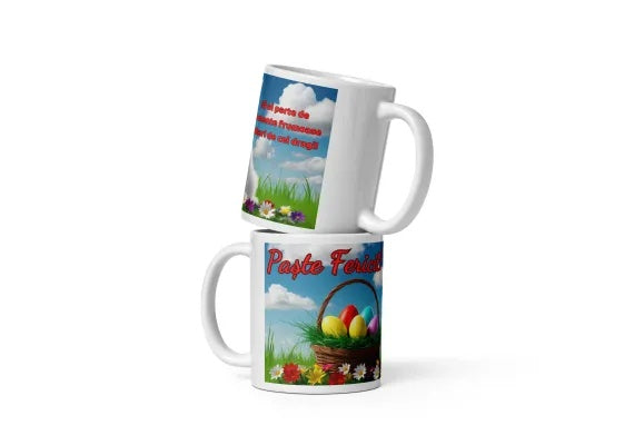 Cana personalizata , Cadou Special de Paste , 330 ml (11 oz)