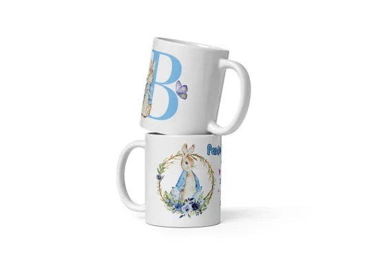 Cana personalizata, Initiala B - Cadou Special de Paste , 11 oz. 330 ml
