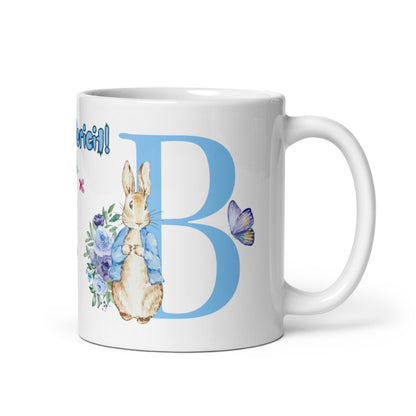 Cana personalizata, Initiala B - Cadou Special de Paste , 11 oz. 330 ml