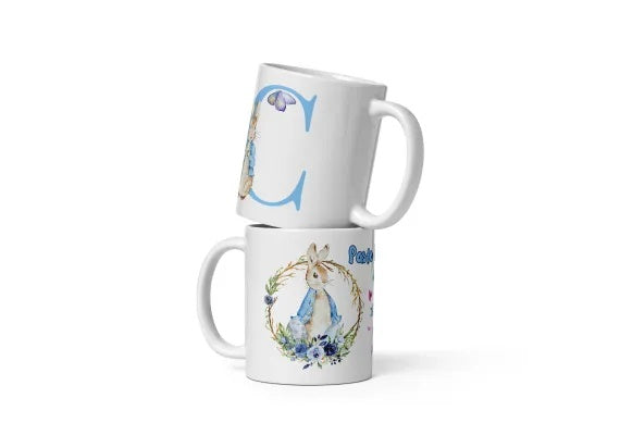 Cana personalizata, Initiala C - Cadou Special de Paste , 11 oz. 330 ml