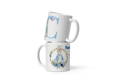 Cana personalizata, Initiala C - Cadou Special de Paste , 11 oz. 330 ml