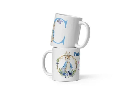 Cana personalizata, Initiala C - Cadou Special de Paste , 11 oz. 330 ml