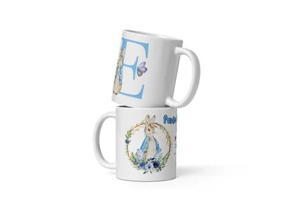 Cana personalizata, Initiala E - Cadou Special de Paste , 11 oz. 330 ml