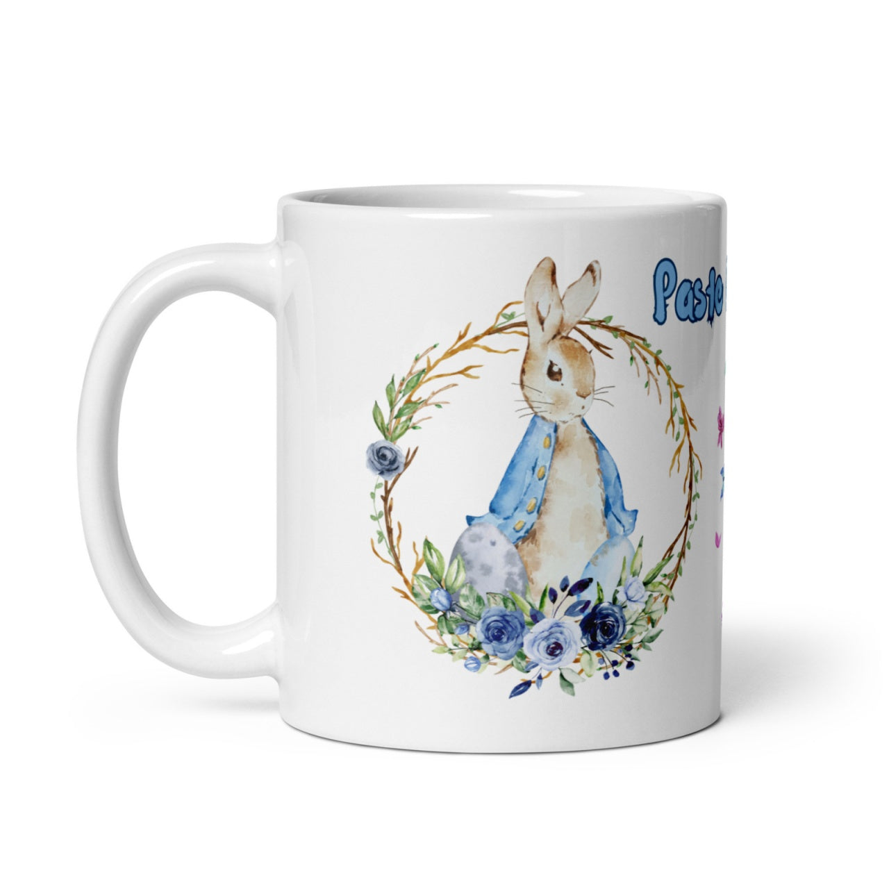 Cana personalizata, Initiala E - Cadou Special de Paste , 11 oz. 330 ml