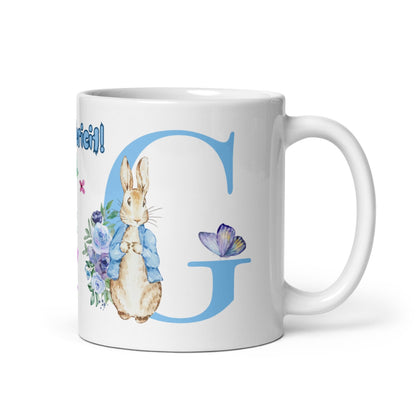 Cana personalizata, Initiala G - Cadou Special de Paste , 11 oz. 330 ml