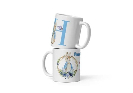 Cana personalizata, Initiala H - Cadou Special de Paste , 11 oz. 330 ml